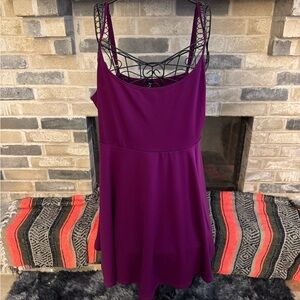 SHEIN Curve Rich Purple Top